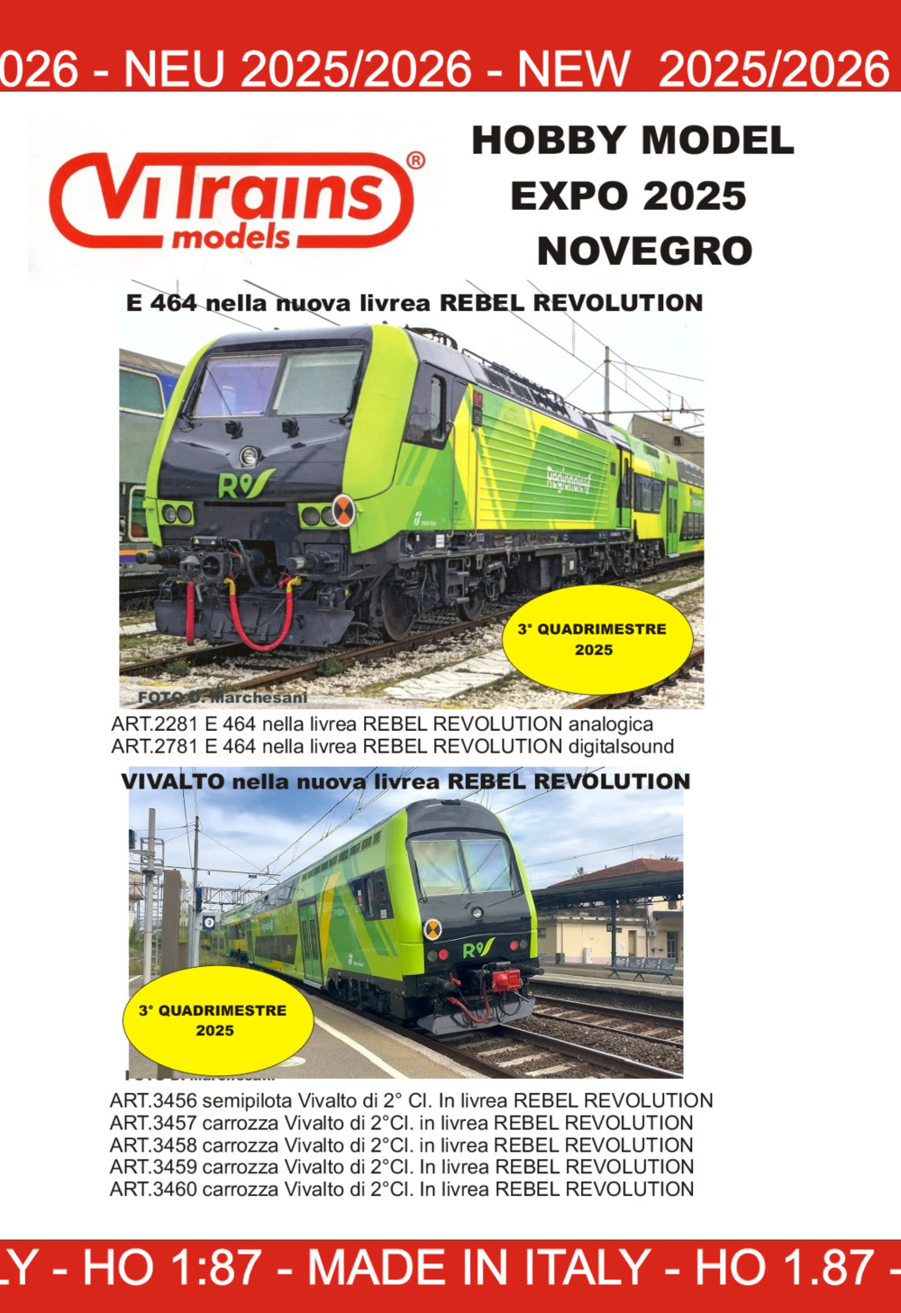 ViTrains - Novità Hobby Model Expo Novegro 2025