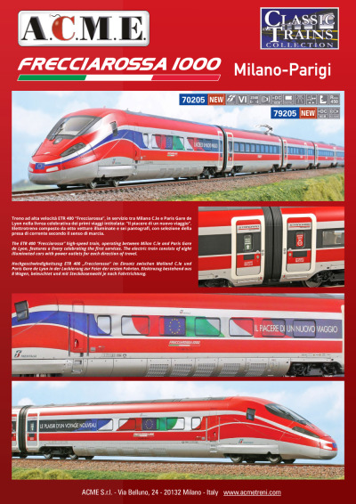 ETR 400 "Frecciarossa" (ref. 70205 / 79205)
