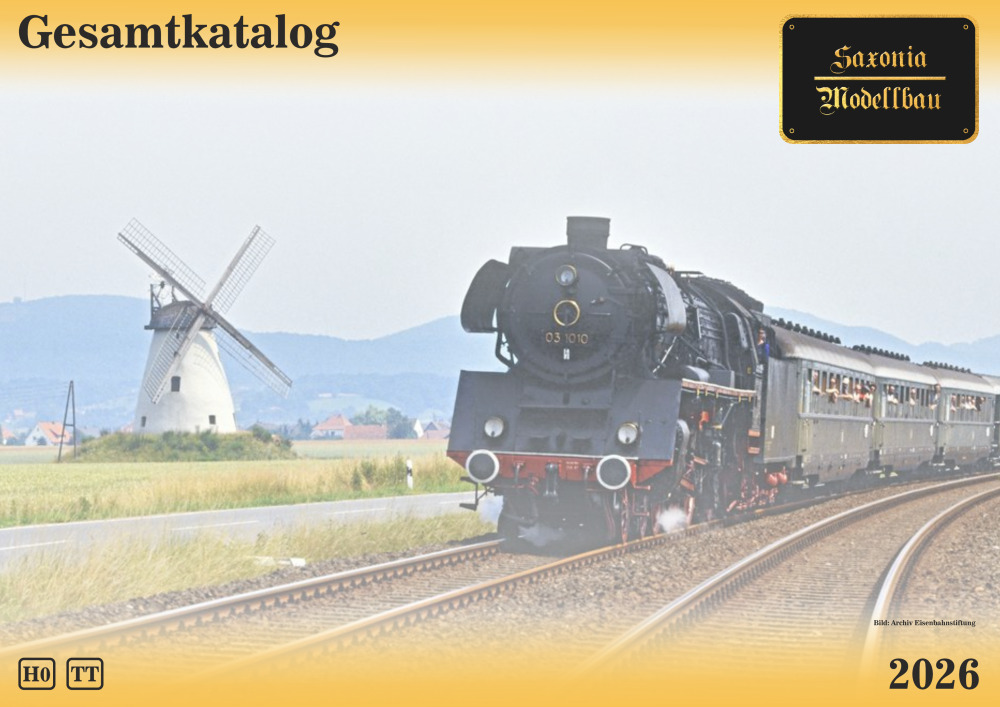 Saxonia Modellbau - Gesamtkatalog 2026