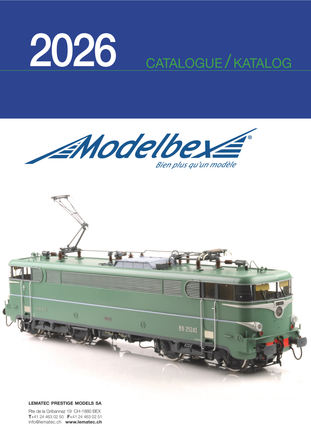 Modelbex - Catalogue / Katalog 2026