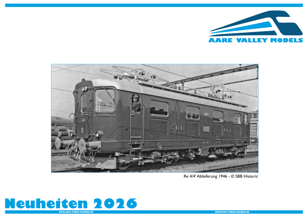 Aare Valley Models - Neuheiten 2026