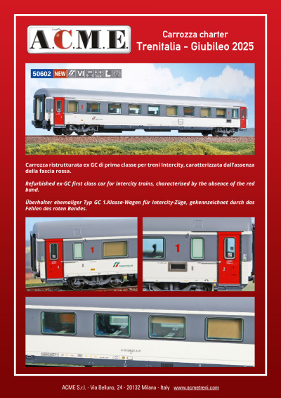 Carrozza charter Trenitalia - Giubileo 2025 (ref. 50602)
