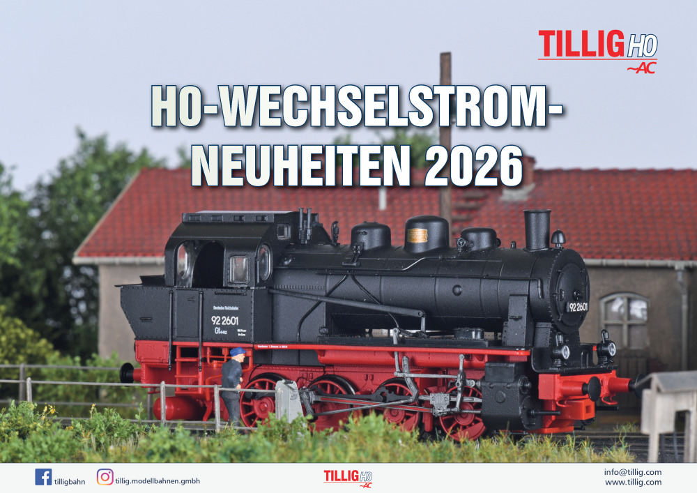 Tillig Bahn - H0-WECHSELSTROM - NEUHEITEN 2026
