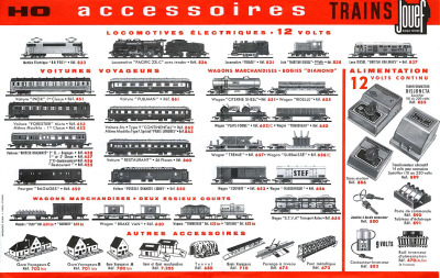 Mini-catalogue 1962 - Jouef