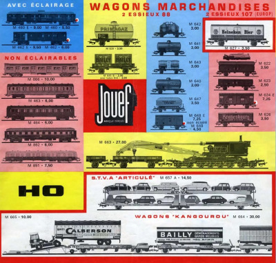 Mini-catalogue 1970 - Jouef