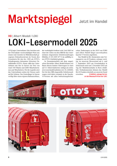 LOKI Lesermodell 2025 - Albert Modell