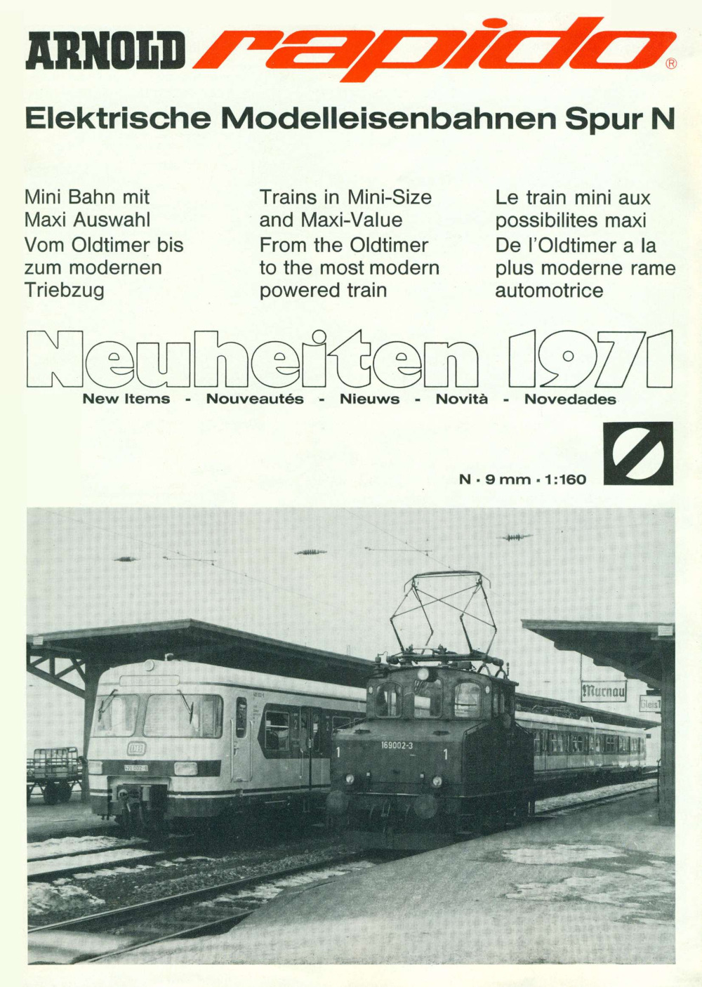 Arnold - Neuheiten / New Items / Nouveautés 1971