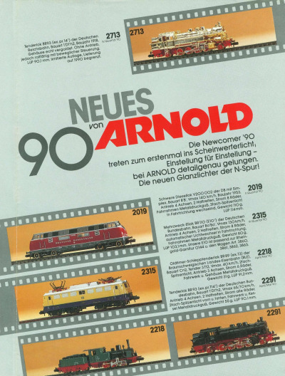 Neuheiten 1990 - Arnold