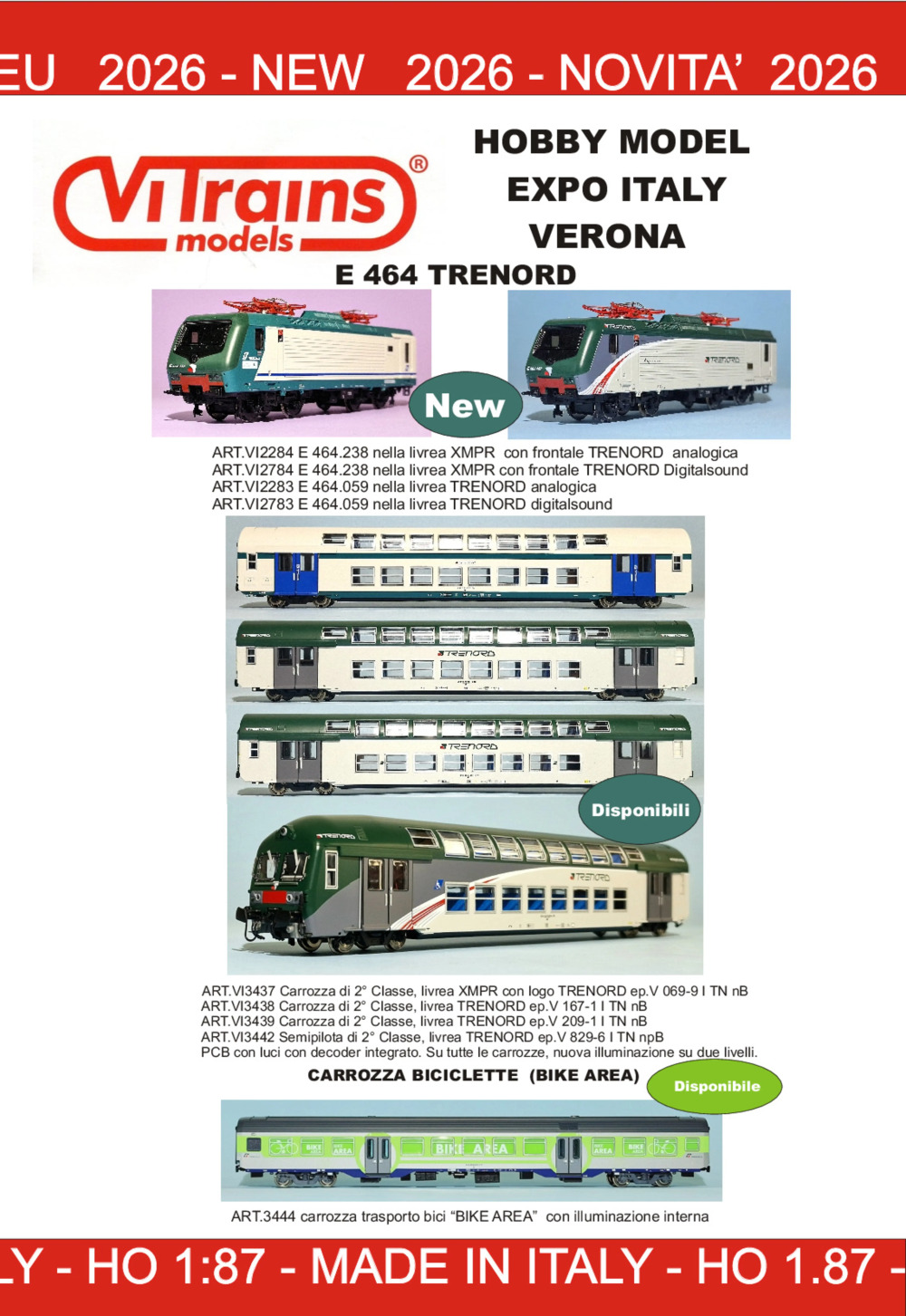 ViTrains - Novità 2026