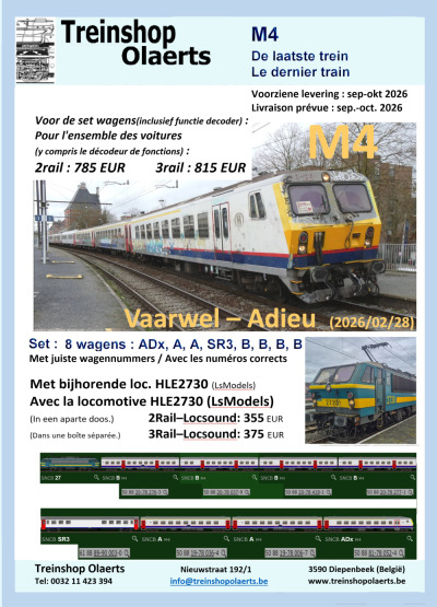 SNCB NMBS - M4: Le dernier train / De laatste trein