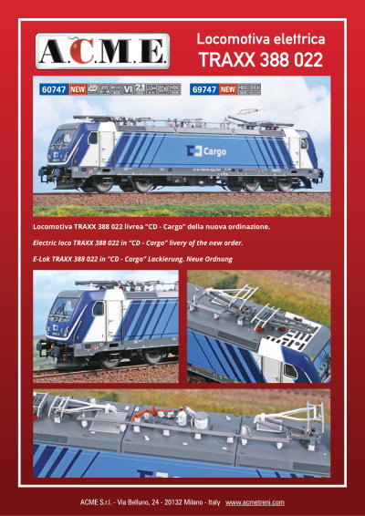 Locomotiva elettrica TRAXX 388 022 (ref. 60747 / 69747)
