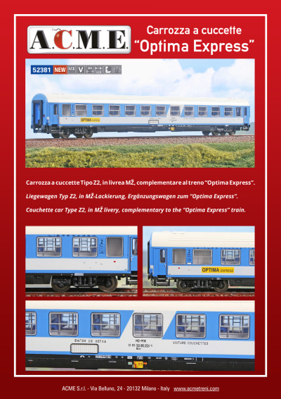 Carrozza a cuccette "Optima Express" (ref. 52381)