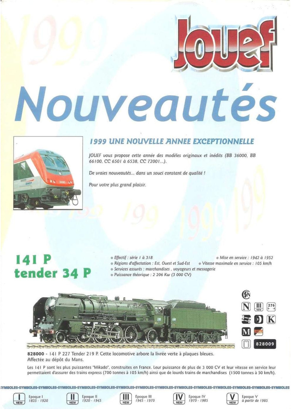 Jouef - Nouveautés 1999
