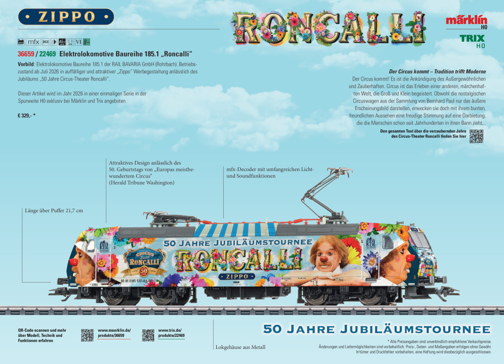 Märklin / Trix - Roncalli-Lok