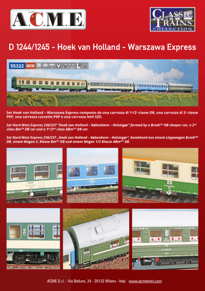 D 1244/1245 - Hoek van Holland - Warszawa Express (ref. 55322)