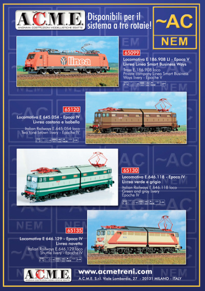 AC locomotives - A.C.M.E. - Anonima Costruzioni Modellistiche Esatte