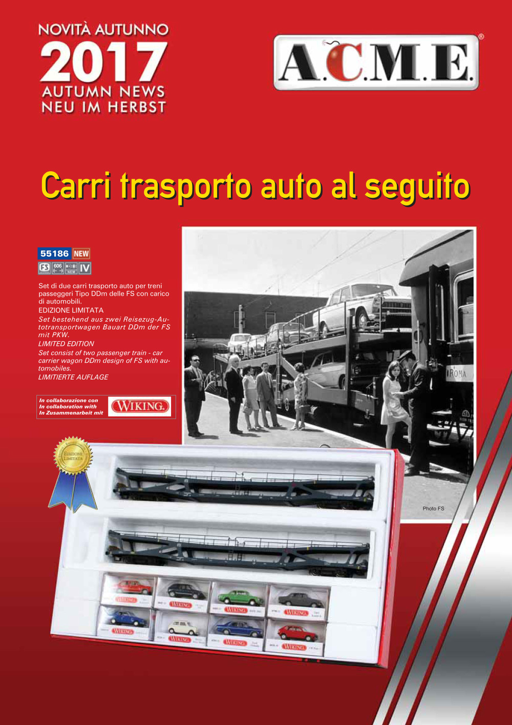 ACME - Anonima Costruzioni Modellistiche Esatte - Novelties Autumn 2017