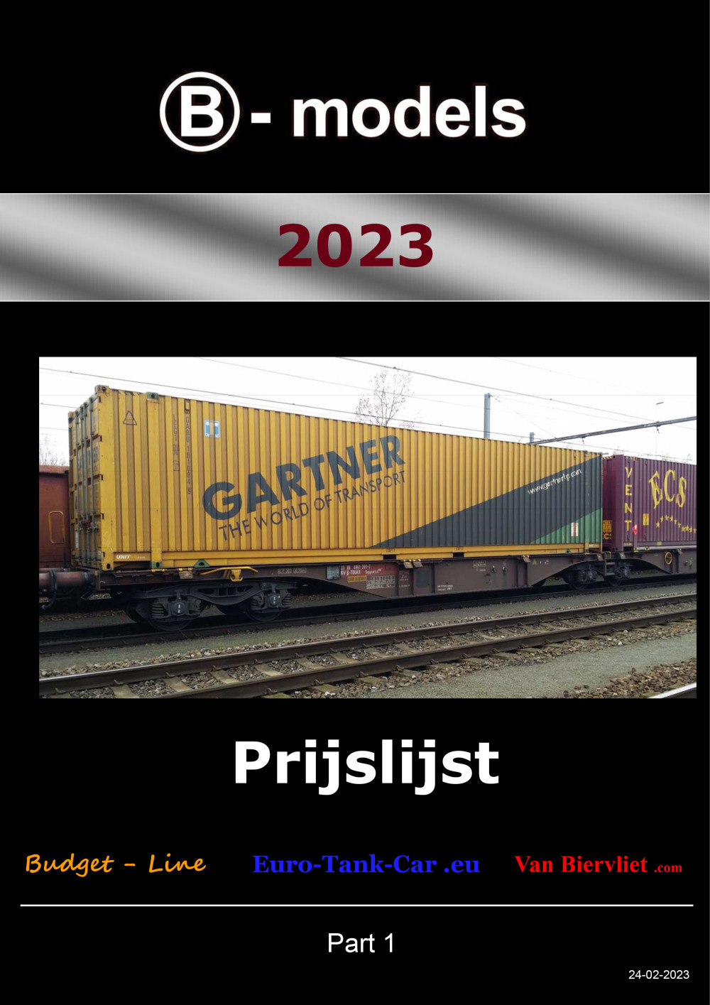 B-models - Catalog & Price list 2023