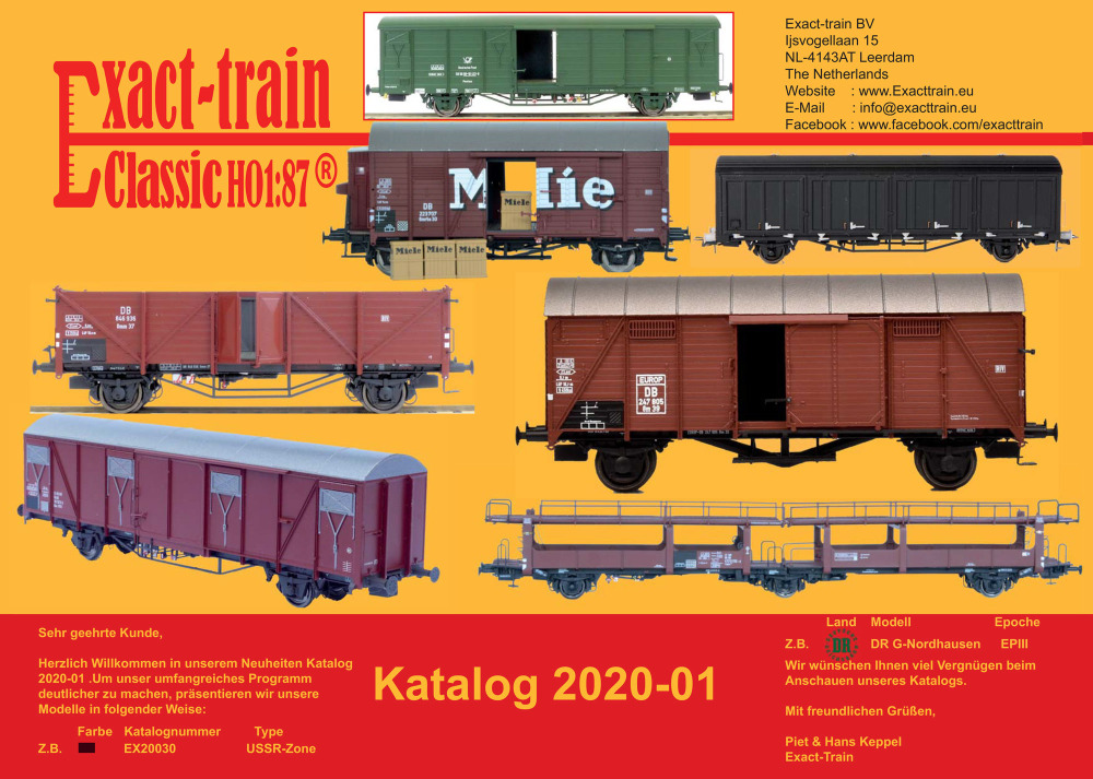 Exact-train - Catalog 2020-01