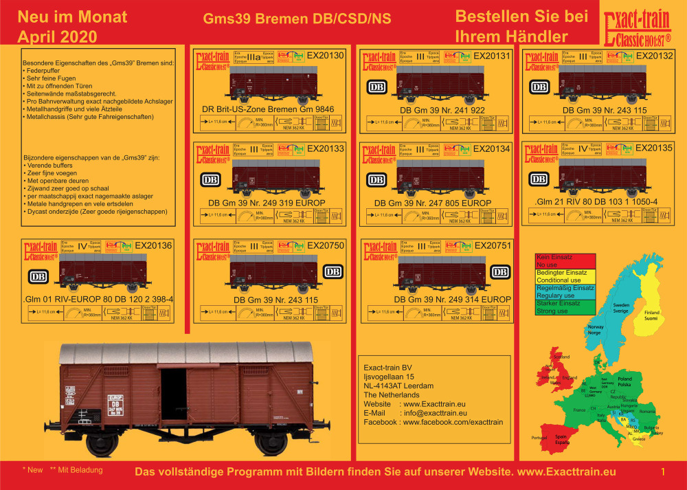 Exact-train - Catalog 2020-04