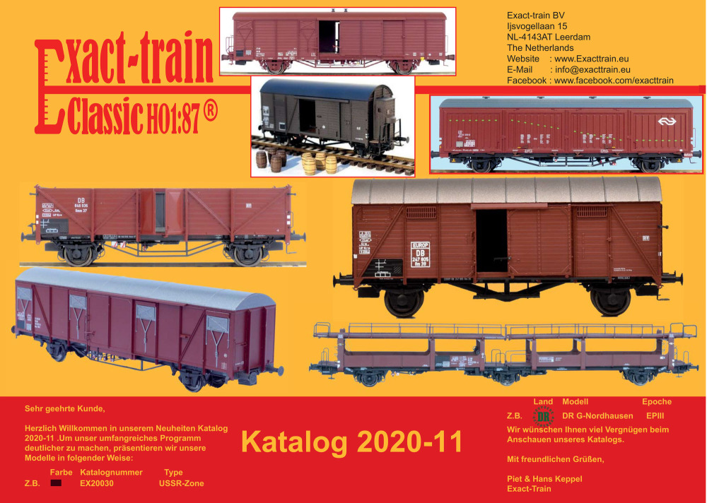 Exact-train - Catalog 2020-11