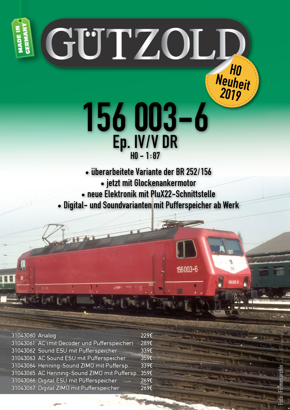 Gützold - BR 252 / BR 156