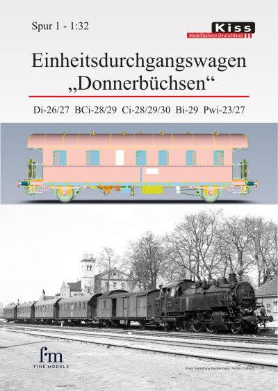 "Donnerbüchsen" passenger coach - Kiss Modellbahnen Deutschland