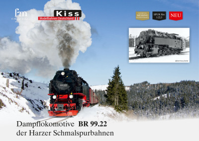 Class 99.22 steam locomotive - Kiss Modellbahnen Deutschland
