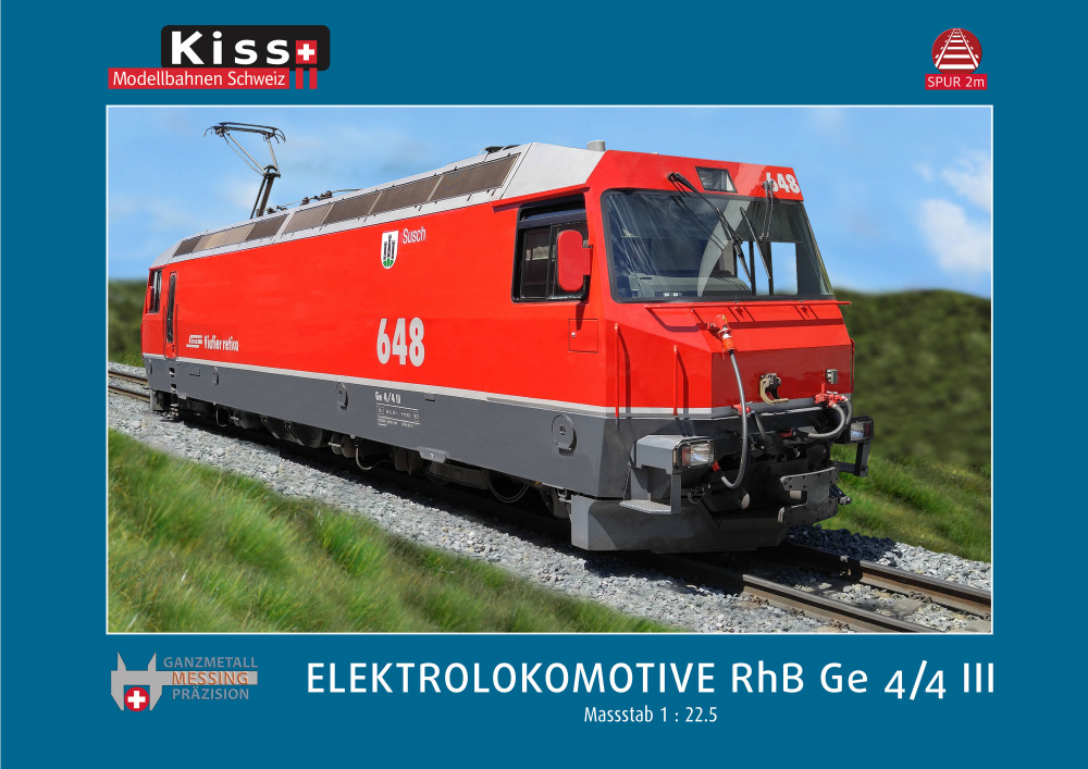 Kiss Modellbahnen Schweiz - RhB - Ge 4/4 III electric locomotive