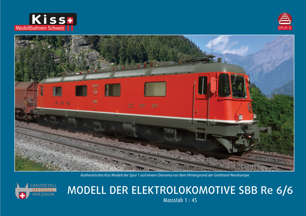 Kiss Modellbahnen Schweiz - SBB CFF FFS - Re 6/6 electric locomotive