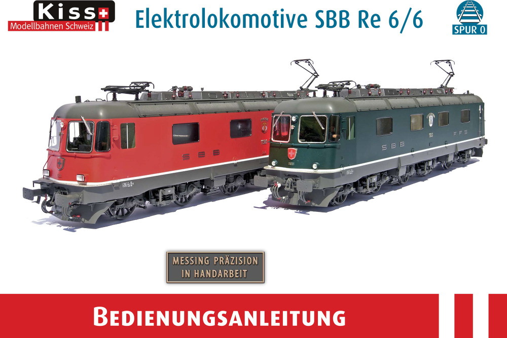 Kiss Modellbahnen Schweiz - SBB CFF FFS - Re 6/6 electric locomotive
