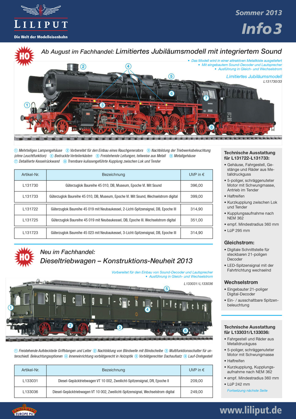 Liliput - Novelties Summer 2013 catalog