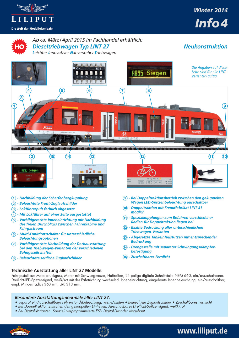 Liliput - Novelties Winter 2014 catalog