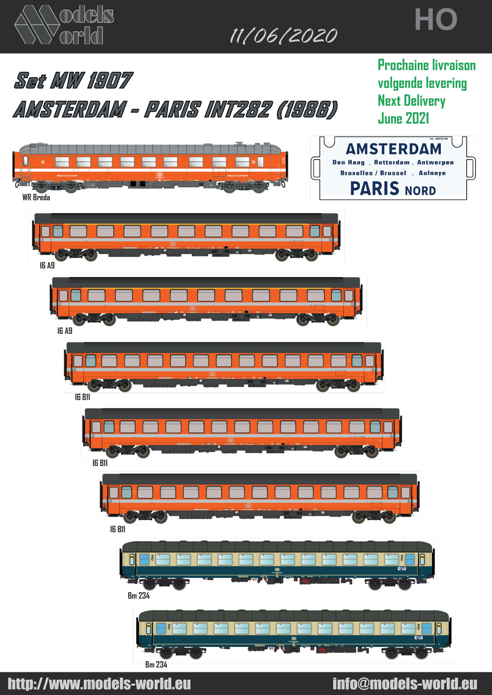LS Models - INT 282: Amsterdam - Paris Nord (1986)