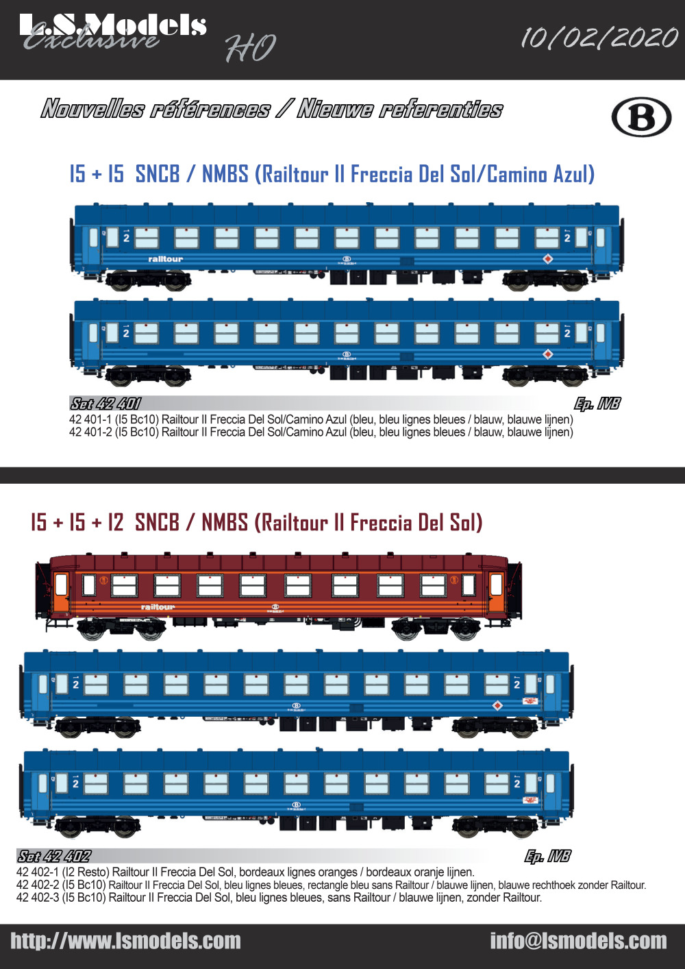 LS Models - Railtour passenger coaches