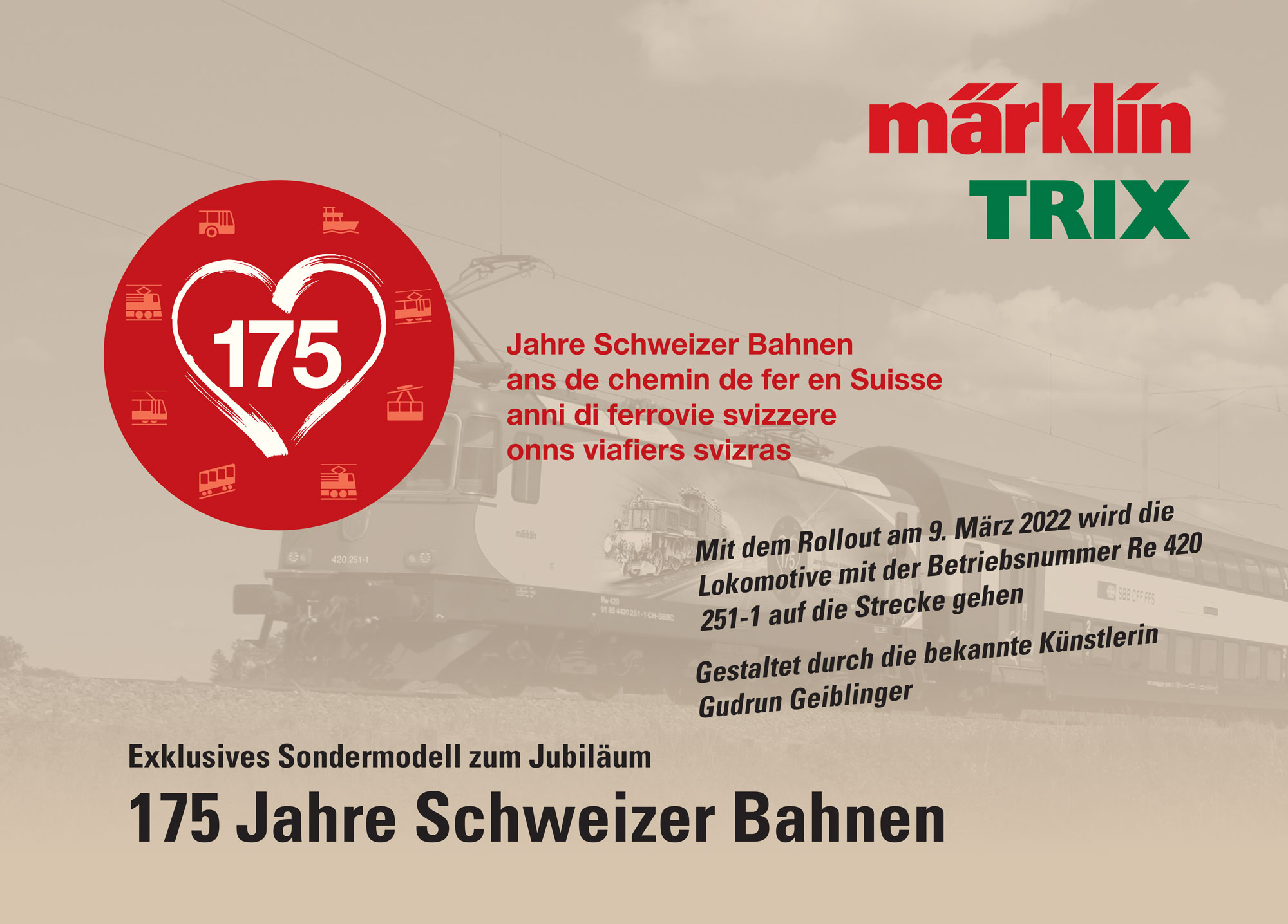 Märklin - 175 years of Swiss Railways