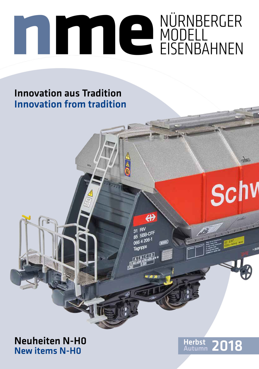 NME - Nürnberger ModellEisenbahnen - Autumn news 2018 catalog