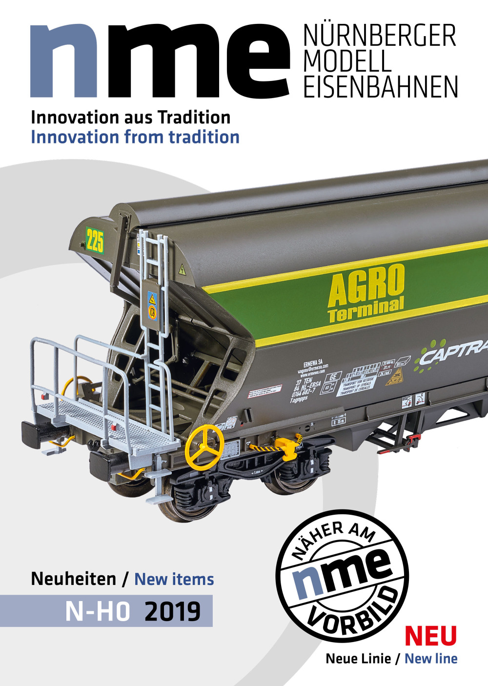 NME - Nürnberger ModellEisenbahnen - New items 2019 catalog