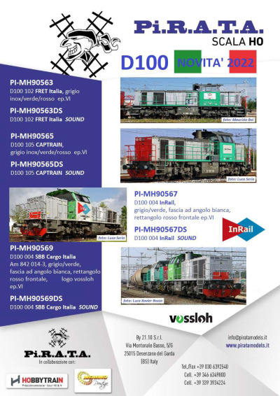 D100 diesel locomotive - Pi.R.A.T.A.
