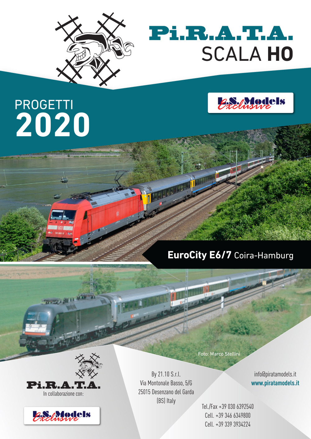 Pi.R.A.T.A. - EuroCity EC 6/7 Cisalpino - Chur to Hamburg