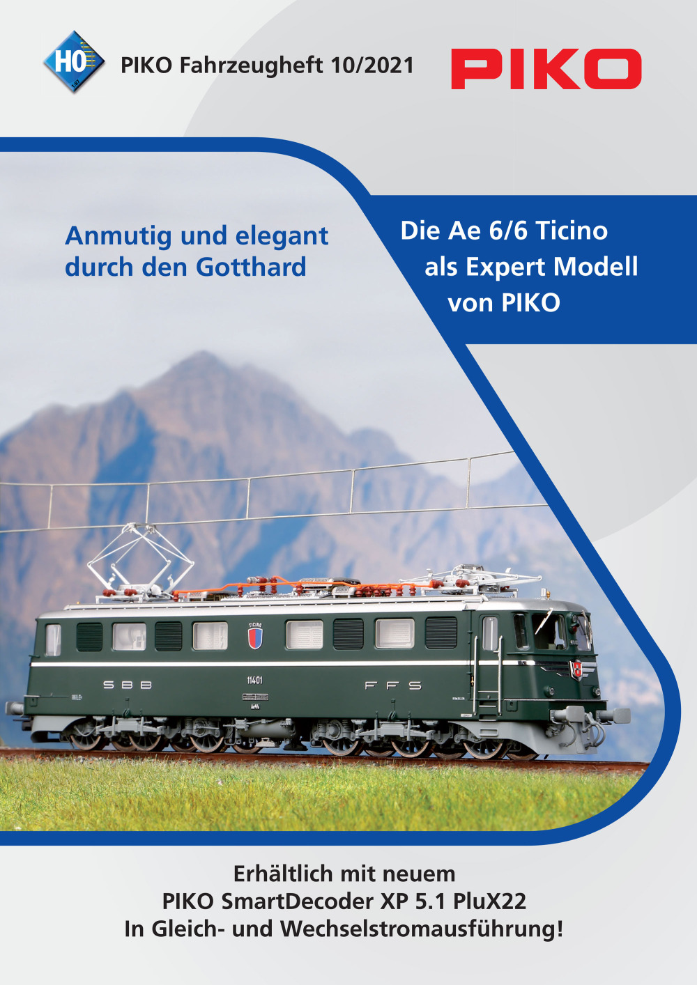 PIKO - SBB CFF FFS - Ae 6/6 "Ticino" electric locomotive