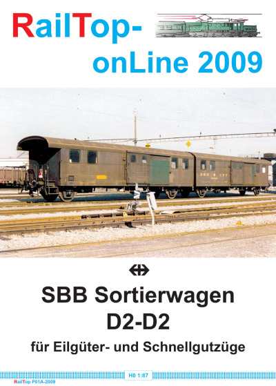 SBB CFF FFS - D2-D2 parcel-sorting wagon - RailTop