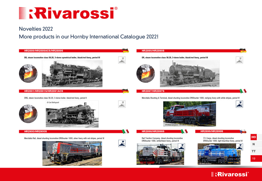 Rivarossi - Novelties 2022