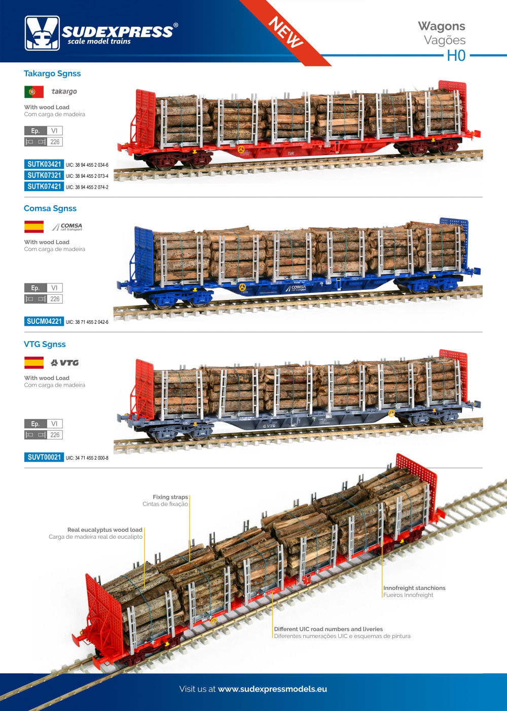 Sudexpress - Sgnss freight wagons