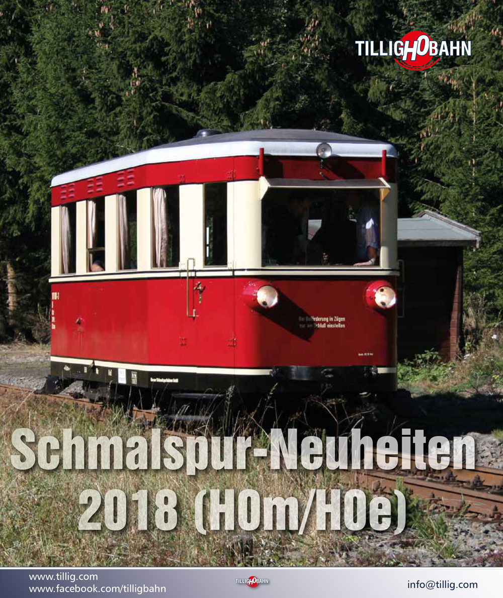 Tillig Bahn - Novelties 2018 catalog