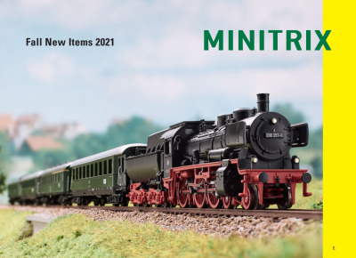 Minitrix novelties Fall 2021 catalog - Trix