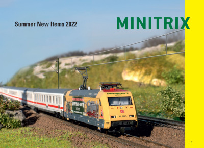Minitrix novelties Summer 2022 catalog - Trix