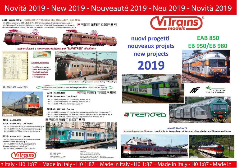 ViTrains - Italian novelties 2019