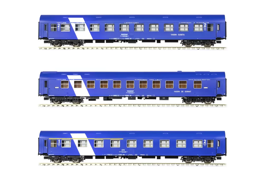 CFR - Series 59-50 / 70-50 / 39-50 passenger coaches set