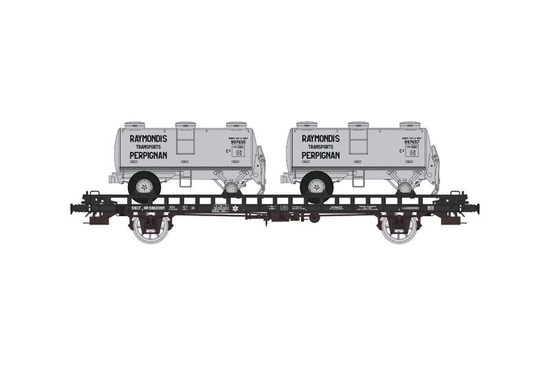 UFR double-carrier freight wagon
